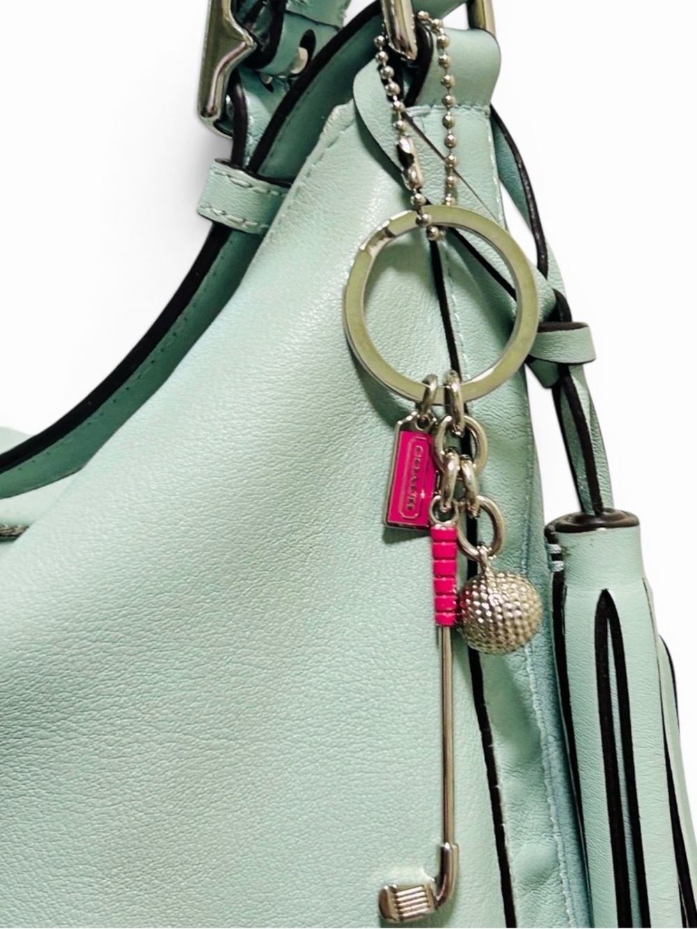 COACH Golf Key Ring/Bag Charm - Picture 4 of 4
